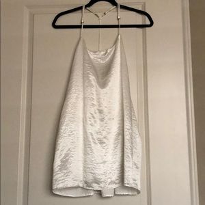 Show Me Your Mumu White Silk Mini Dress